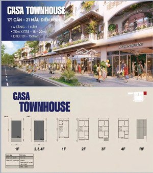 casa townhouse phân khu nhà phố trái tim đô thị biển blanca city