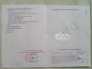 hàng mới 90m2 ngõ 131 tân thành, dương kinh, hải phòng. diện tích: 90m2(4,5m x 20m) vuông vắn