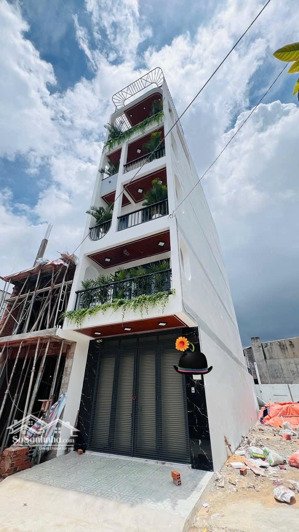 nhà phố sân vườn 5 tầng btct, đường tân chánh hiệp ngay đại học gtvt, hẻm 8m, 4*25m, nhỉnh 7 tỷ