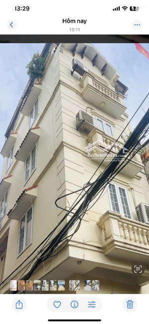 bán nhà riêng mặt ngõ 173 hoàng hoa thám ba đình lô góc 2 mt, ô tô, kinh doanh 30m2 5 tầng mt 6,8m