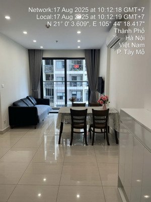 bán căn hộ 2pn - 2wc 54.5m2, giá 4.05 tỷ full nội thất tòa s3 kdt vinhomes smart city