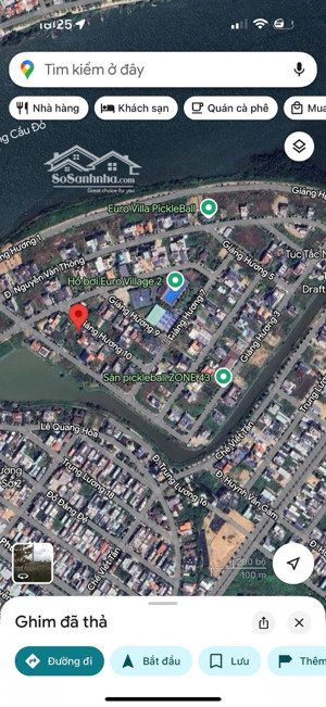 bán đất euro village 2 đường giáng hương 10, đông bắc, hoà xuân đà nẵng