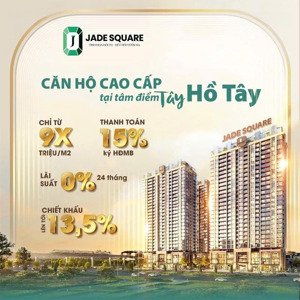 đầu tư 2,5 tỷ, lời x2 lần khi mua căn hộ cc 2n 85m2 jade square sát ngoại giao đoàn, ck 13,5%