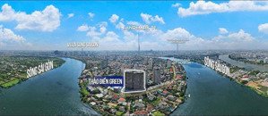 căn hộ 2pn thảo điền green full nội thất, hđ thuê 45tr/tháng