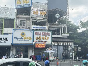 chủ định cư mỹ nên cần bán nhà góc ngã 4 mặt tiền 142 nguyễn oanh với phan văn trị gò vấp