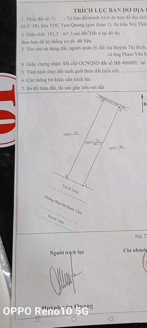 bán nhà núi thành, đường phan bá phiên (đường số 3), thị trấn núi thành, đà nẵng