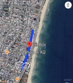 bán đất đường lê bôi, cách biển mân thái 50m tiềm năng tăng giá mạnh, giá rẻ cho khách thiện chí