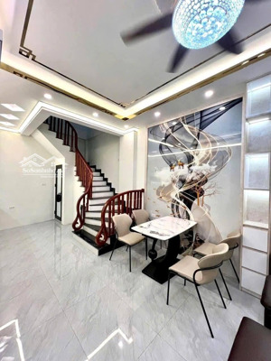 bán gấp nhà 35m2 5 tầng đẹp long lanh full nội thất chỉ 7.1 tỷ đi bộ 5p ra ga văn quán.