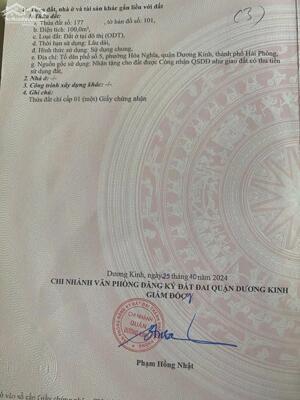 Bán đất Hoà Nghĩa - Dương Kinh - Hải Phòng