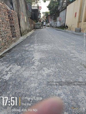 bán đất 80m², mặt tiền 8.1m gần chợ cổ loa, ô tô đỗ cửa, sổ đỏ lâu dài, giá tốt