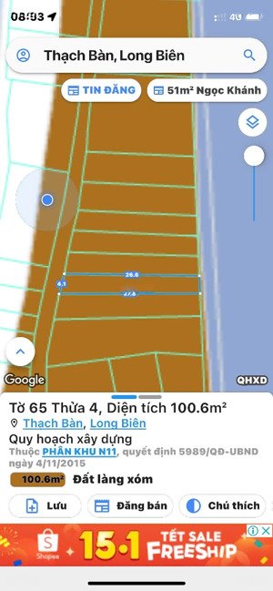 bán đất đẹp tại tổ 14, thạch bàn - hơn 100m2 giá 4.45 tỷ vị trí đẹp: ngõ 6, số nhà 114 phố an lạc