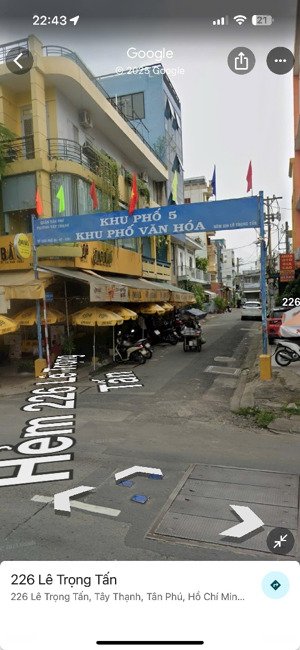 vị trí siêu đẹp. 4 x 20 1 lầu hẻm nhựa 10m lê trọng tấn tân phú. giá 8.6 tỷ tl nha