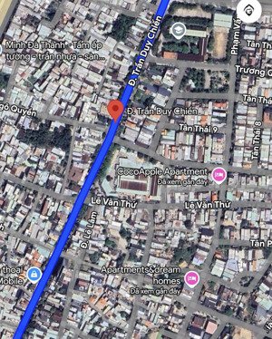 bán nhà đất mặt tiền đường 10.5m, vỉa hè 5m trần duy chiến, mân thái, sơn trà, đà nẵng