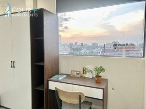 căn hộ full nt mới 100% 35m2 cửa sổ thoáng nguyễn văn thương gần ngã tư hàng xanh tiện qua q1, q2