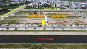 bán đất 3 mặt tiền hương sơ, view kênh xanh mát, 70m2 rộng rãi, sát ngay trục đường tản đà