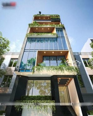 toà văn phòng mặt phố trần bình 46.8 tỷ, mặt tiền to, 85m2,9 tầng thang máy xịn, đường 4 ô tô tránh