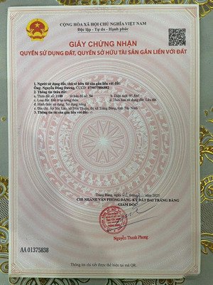bán 1 lô đất liền kề tại ubnd xã hưng thuận, tây ninh giá 450tr/lô, sổ hồng riêng sang ngay