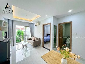 cho thuê studio & 1pn ban công lớn nhà mặt tiền, tân hưng quận 7, full nội thất