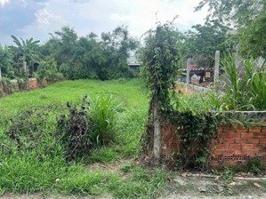 cần bán nền đất đức hoà thượng thông đt823d dân đông sổ hồng riêng 690 triệu/nền