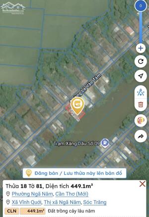 bán nền lộ bê tông xã vĩnh quới, đường huyện 77 cũ