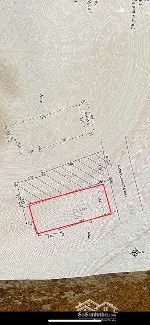 bán gấp nhà riêng 2 tầng đường lương thế vinh, 6,8 tỷ, 68,4m2, sơn trà, đà nẵng