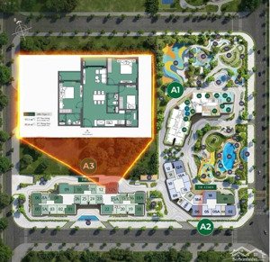 chính chủ gửi em hồ phương lumiere bán căn góc 3pn toà a3 - phân khu lumiere evergreen