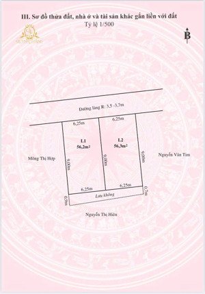 bán 2 lô đất đẹp 56m2 tại bãi cát dương quan thủy nguyên hải phòng. giá 1,85 tỷ