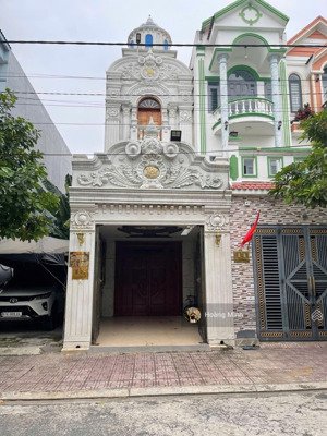 nhà ở ngay, trệt 2 lầu, 5pn, 85m2, đường nhựa 14m, kdc lê phong, 4.5 tỷ tl