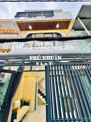 bán nhà xinh 3pn - khu vip phú nhuận. mới nguyên sẵn nội thất - gần mặt tiền