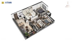 bán căn 3 ngủ - chung cư sky oasis kđt ecopark - đủ nội thất - căn góc thoáng - giá 5 tỷ 050