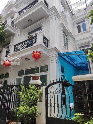 bán nhà khu villa anh đào - sát đường hả huy giáp - gần gò vấp - 68m 4 tầng ( 5.8m x 12m) mt 7m ..