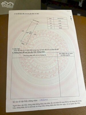 Bán lô P18 phố Thi Sách - KDC Tỉnh Uỷ, Vĩnh Yên. DT: 95m2.