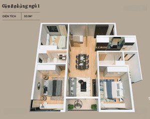 chính chủ chuyển nhượng căn 3pn the zen gamuda tầng trung ban công đn