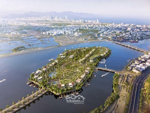 biệt thự đảo hoa sen nha trang mặt sông giá bán 40tr/m2 .mặt công viên giá bán 33tr/m2