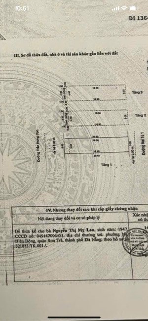 nhà 3 tầng trung tâm sơn trà, đà nẵng 100m², mặt tiền trần hưng đạo, giá 22.95 tỷ