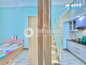 cho thuê căn hộ studio + duplex + ban công. thích hợp ở 4 người, 5phút di chuyển qua quận trung tâm