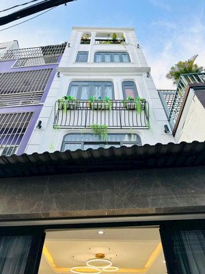 nhà full nội thất, hẻm thông 5m - trần bá giao p5 - 4x14m 4 lầu 3pn 4wc=21 triệu