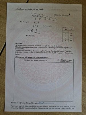 đất nền siêu hot bán tại 208, hồng phong, an dương, hải phòng, 1,260tỷ, 69m2