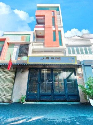 hẻm xe tải 8m cách mt 30m - lê đức thọ - gò vấp - 79m ngang 4.75m - 5 tầng - hoàn công - nhà mới