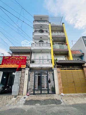 (độc quyền) bán nhà mt lương minh nguyệt - gần lũy bán bích. dt 4x25m - nhà 6 tầng - giá 13,8 tỷ tl