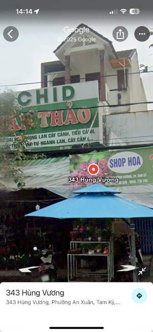 chính chủ cần bán nhà mặt tiền 3 tầng đường hùng vương, 375.3m2, 4pn, 5wc, tam kỳ, quảng nam