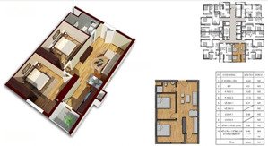 bán căn 2 ngủ bên ct1 khu đô thị vân canh - dự án chung cư az vân canh: 