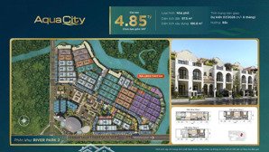 bán nhà phố 5x19.5m phong cách valencia aqua city | kiến trúc tây ban nha độc bản giá tốt