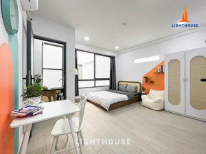 căn hộ full nt dạng 1 phòng ngủ tách bếp sang xịn mịn gần công viên văn hóa, lotte gò vấp