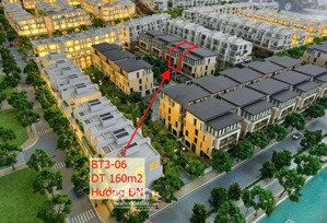 chính chủ bán căn biệt thự sân vườn bt3-06, diện tích 160m2 hướng đông nam tại vaquarius văn giang