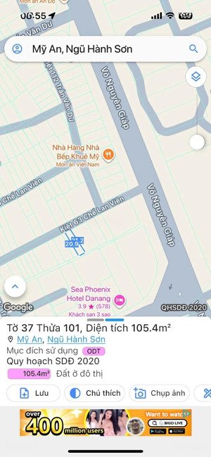 lô đất vip gần biển mỹ khê - chế lan viên nở hậu phát tài - cách biển chỉ 200m