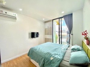 thuê ngay studio ban công 35m2 tại chu văn an gần trường đh gtvt