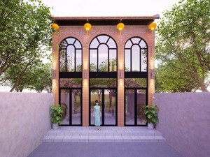 nhà chính hữu mới 100% thiết kế bằng gỗ phù hợp làm nhà hàng, spa