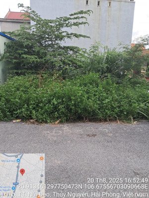 chủ đi nước ngoài bán gấp lô đất 60,5m2 thôn 3 thủy sơn - thủy nguyên. giá chỉ 2,8 tỷ