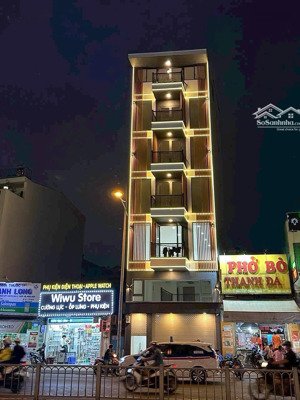 siêu víp tòa nhà căn hộ mt phạm thế hiển - quận 8 - ( 5x50 )- hầm 7 tầng - hdt 130tr/th - bán 39tỷ